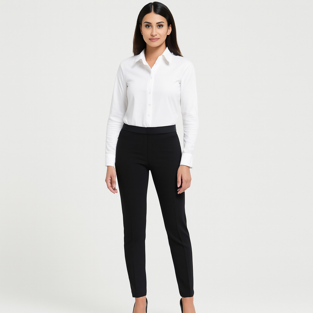 Mexx Metropolitan Black Slim Fit Pants Size 12
